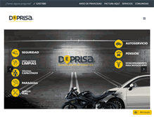 Tablet Screenshot of deprisa.com.mx